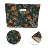 Unique Bargains Vintage Ditsy Floral Makeup Bag 1 Pc - 4 of 4