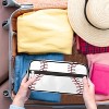 Sport Baseball Portable Travel Toiletry Bag, Softball Texture Ball Dopp Kit Cosmetic Organizer Makeup Bag Shower Shaving Bag for Men Women - 4 of 4
