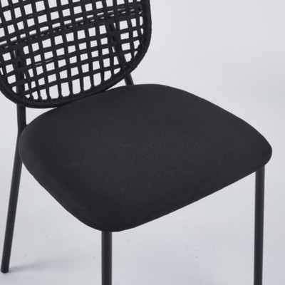 Four-Piece Sennit Dining Chair Collection: Elegant Seating for Meals and Gatherings