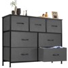 Fontoi Dressers, Dresser with Wood Top, Storage Tower for Bedroom Entryway Hallway, Gray, 11.8"*30.3"*39.3" - 3 of 4
