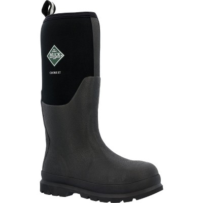 Men's Muck Chore Steel Toe Boots, CHS000A, Black