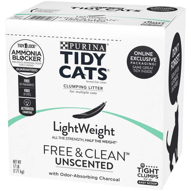 Tidy Cats Free & Clean Unscented Lightweight Cat Litter, 5 of 6