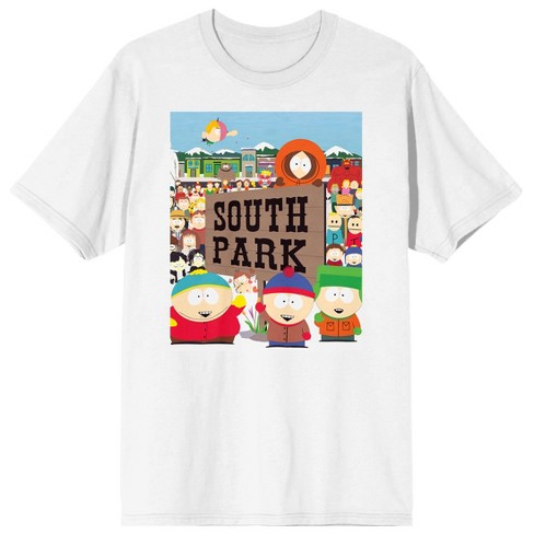 South Park - South Park Characters - Men's Short Sleeve Graphic T-Shirt 