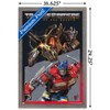 Trends International Transformers: Rise of the Beasts - Optimus Prime vs. Scourge Framed Wall Poster Prints - 3 of 4
