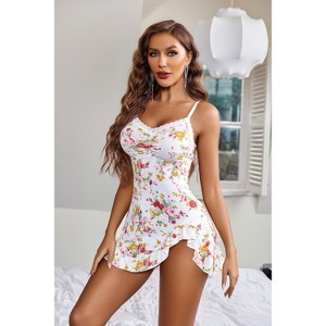 Avidlove Lingerie for Women Nightgown Modal Nightwear Side Slit ...