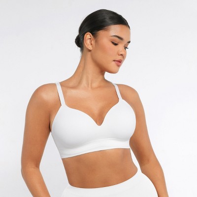 Feelingirl Women's Wireless Push-Up Seamless Comfort Full Coverage Bra