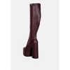 Coraline High Block Heeled Calf Boots - 3 of 4