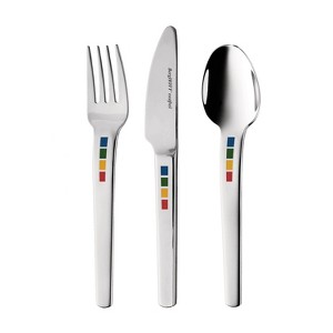 BergHOFF 3Pc Children's Swipswap Flatware set, 18/10 Stainless Steel - 1 of 3