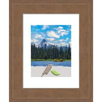 Amanti Art Alta Medium Brown Picture Frame Opening Size 11x14 in. (Matted To 8x10 in.)