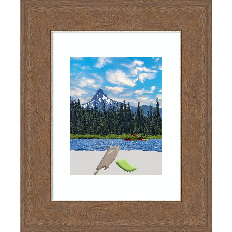 Amanti Art Alta Medium Brown Picture Frame Opening Size 11x14 in. (Matted To 8x10 in.), 1 of 11