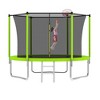 JUJABU 8-FT Safety Trampoline With 6 Fence Poles, Rust-Proof Steel Structure, Load Capacity 240 Lbs - 4 of 4