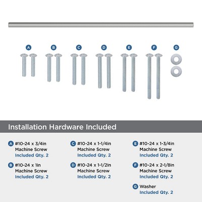 Stainless Steel 24-Inch Modern Bar Pull Handle
