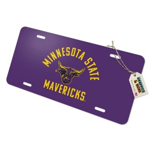 Mankato Mavericks Novelty Metal Vanity Tag License Plate - 1 of 4