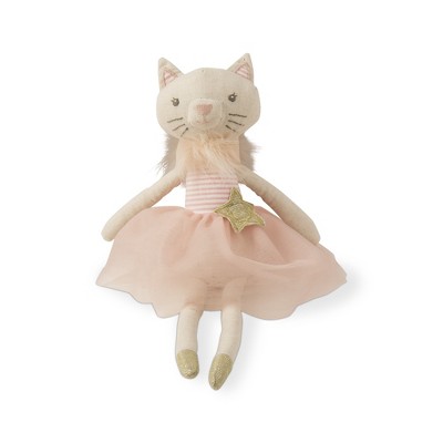 tagltd Kitty Tooth Fairy Plush With Pocket For Tooth For Girls