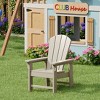WestinTrends Malibu Kids Outdoor HDPE Adirondack Plastic Patio Chair - 2 of 4