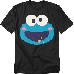 Men's Sesame Street Cookie Monster Kawaii Face T-Shirt - 1 of 4