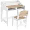 Yinvani Kids Desk and Chair Set with Storage and Shelves, for Bedroom & Study Room, Gift for 3-8 Years Old - 2 of 4