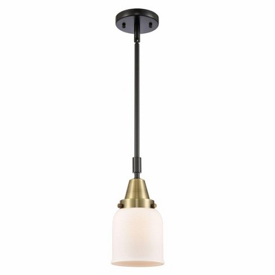 Bell - 1 Light Stem Hung Mini Pendant In Industrial Style-11.13 Inches Tall and 5 Inches Wide