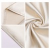 Unique Bargains Hair Skin Eye Mask Hair Band Envelope Breathable Satin Pillowcase Set Queen 20"x30" - 2 of 4