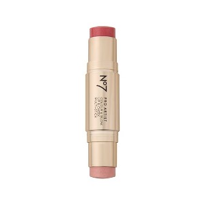 No7 Pro Artist Blush Highlighter Multistick Peach Coral + Rose Glow - 0.35oz - 1 of 4