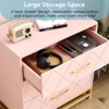 3 Drawer Dresser for Bedroom, White Nightstand for Bedroom with Storage - 4 of 4