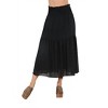Women's Chiffon Midi Skirt - Veronica M - 2 of 4