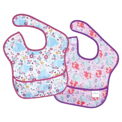 Bumkins Disney Princess SuperBib Set - Purple 2pk