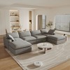 WJShome 6-Piece Cloud Modular Sectional Sofa,160.6"Down Filled Couch for Living Room,Sofa Cover Washable & Removable - 2 of 4