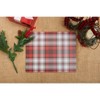 C&F Home 12.75" x 16" Fireside Plaid Hardboard Placemats, Set Of 6 - 4 of 4