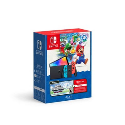 Super Mario Bros. OLED Model Wonder Bundle - Nintendo Switch