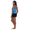 Women's Trimshaper Farrah Swim Romper - Cool Pool - 2 of 3