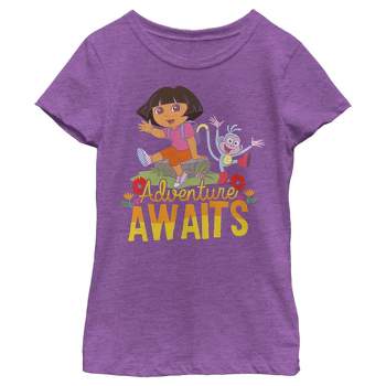 Girl's Dora the Explorer Adventure Awaits T-Shirt