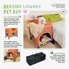 Petique Bedside Lounge Pet Bed, 2 Level Bunk Bed for Medium Size Pets, Lion's Den - 4 of 4
