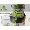 Masticating Juicer, 5.2-inch Feed Chute for Whole Fruits &Vegetables, Non-Clogging Slow Cold Press Juicer with Triple Strainers, Powerful 200W Motor - 3 of 4