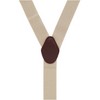 CTM Men's 1.375 Inch Wide Solid Color Y-Back Double Clip-End Suspenders - 2 of 4