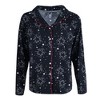 PJ Couture Women's  Star Print Pajama Set - 2 of 4