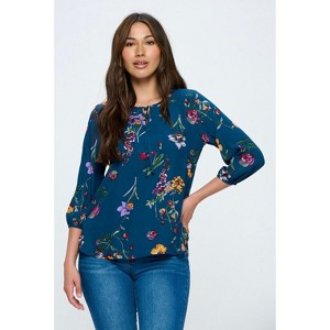 WEST K Women's Sophia Three Quarter Sleeve Blouse - 1 of 4