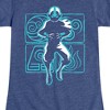 Girls' - Avatar: The Last Airbender - Aang Airbender Fitted Short Sleeve Graphic T-Shirt - 2 of 4