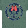Women's - Disney - Minnie Iconic Repeated Short Sleeve Graphic T-Shirt - 2 of 4