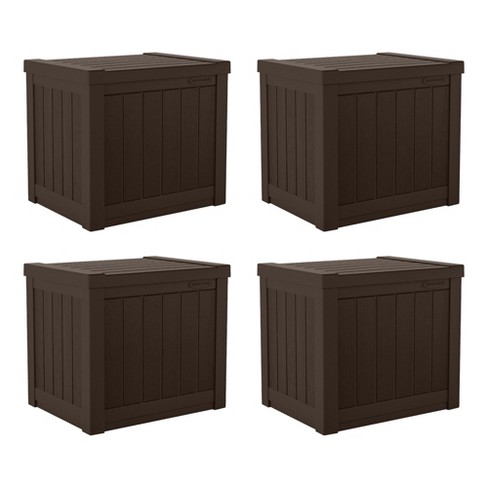 Suncast SS500 22 Gallon Small Resin Outdoor Patio Storage Deck Box - image 1 of 4