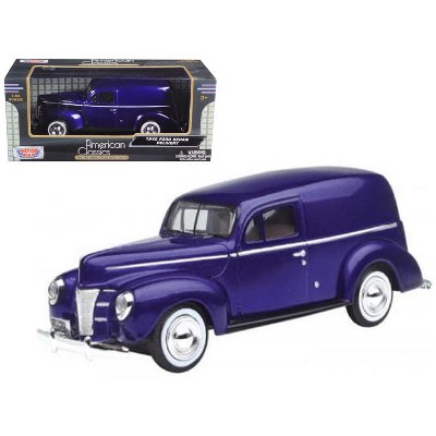 1940 Ford Sedan Delivery Purple Metallic 1/24 Diecast Model Car by Motormax