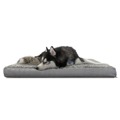 FurHaven Ultra Plush Deluxe Cooling Gel Top Dog Bed