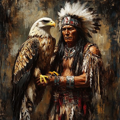 Sunsout Chief Eagle 1000 pc   Jigsaw Puzzle 52712