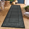 TackView Washable Rug Runners for Hallways Non Slip Runner Modern Non Slip Kitchen Rugs Farmhouse Entryway Rug - 2 of 4
