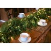 MOEPISY 9ft Christmas Garland with Lights, Real Touch Winter Pine Garland, Green Artificial Greenery Garland - 2 of 4