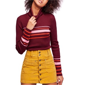 Free People Womens Ribbed Pullover Sweater - 1 of 1