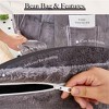 ROOMTEC Giant Bean Bag Chair Bed, Convertible Beanbag Folds from Lazy Chair to Floor Mattress Bed, Large Floor Sofa Couch, Machine Washable - 3 of 4