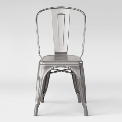 carlisle high back metal dining chair