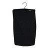 Household Essentials Hanging Doorknob Laundry Bag Black - 4 of 4