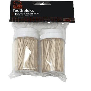 Chef Craft 20983 Tooth Picks, 2 Pack, 250 Count - 1 of 1